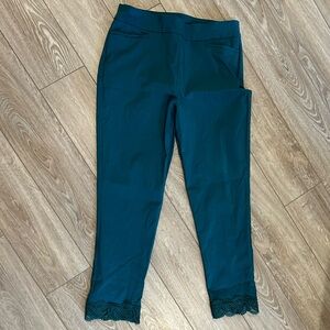 Chico’s green pull on pants